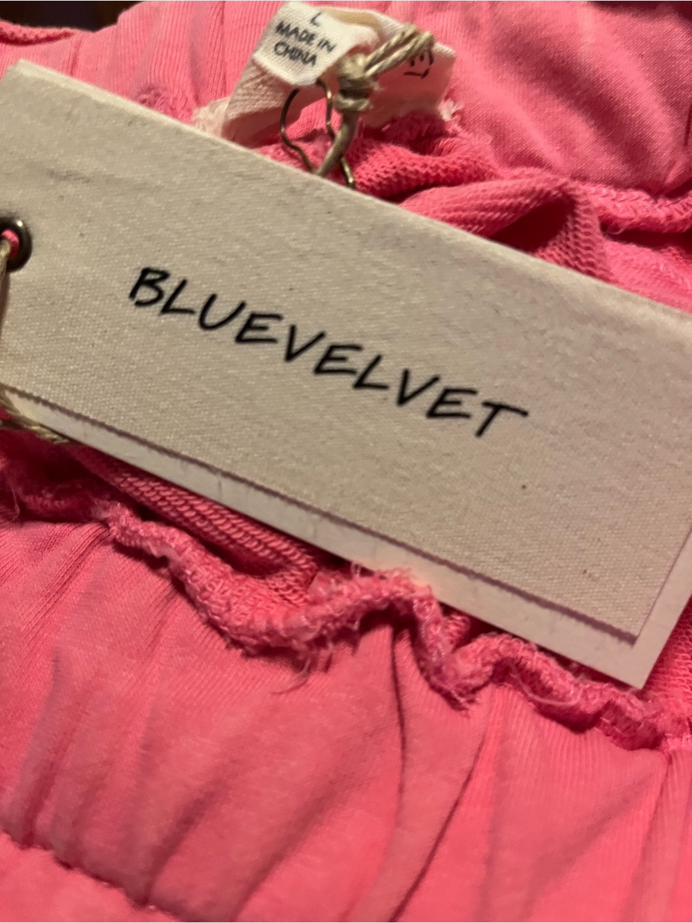BlueVelvet Raw Edge Wide-Leg Pants – Large - Picture 7 of 7